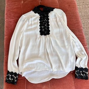 Kate spade Madison Avenue blouse large